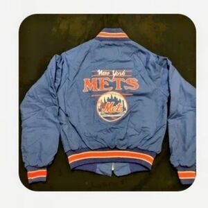 New York Mets Blue Bomber NEW Vintage Jacket by Genuine Sportswear Corp.